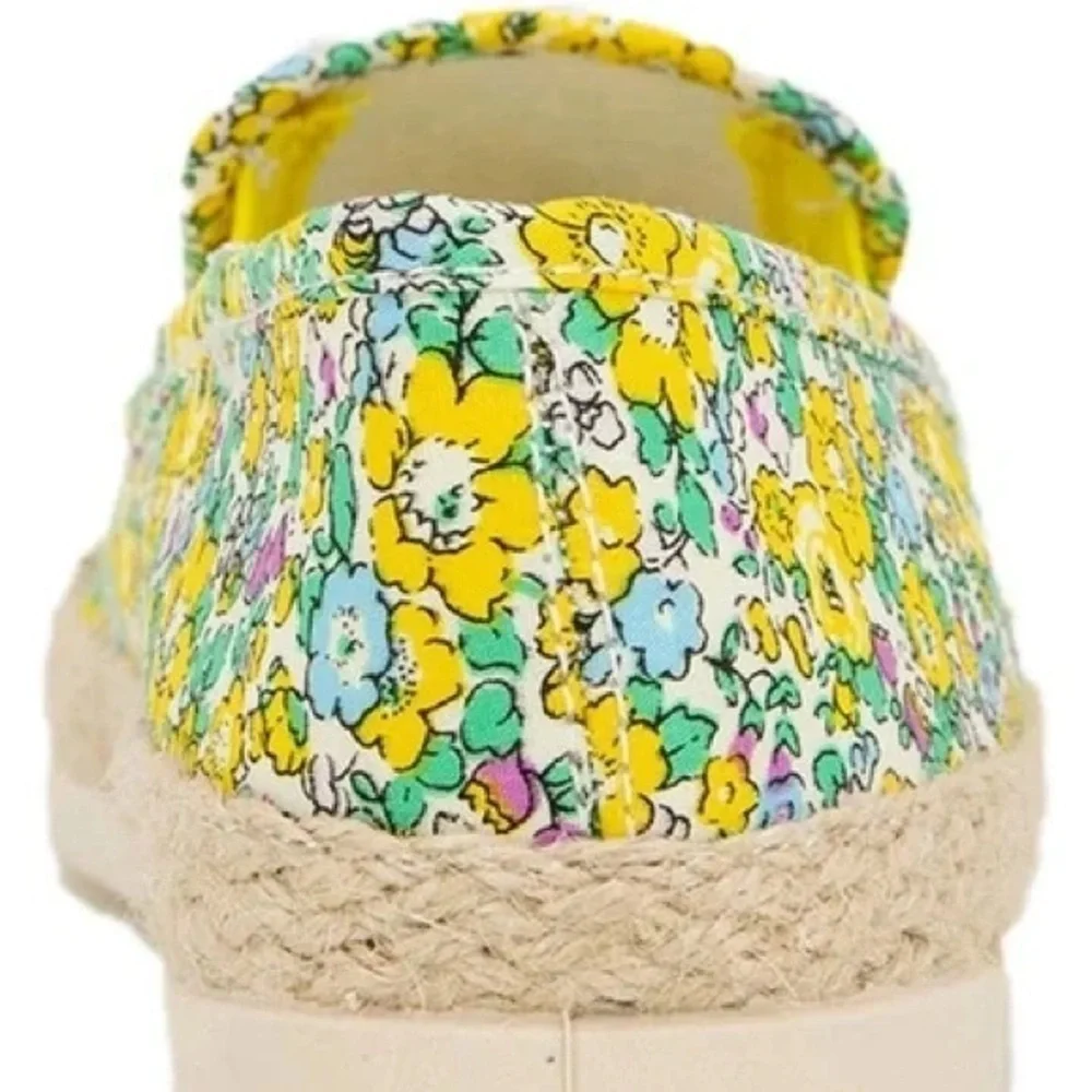 Esprit Yellow Floral Espadrille Slip-Ons